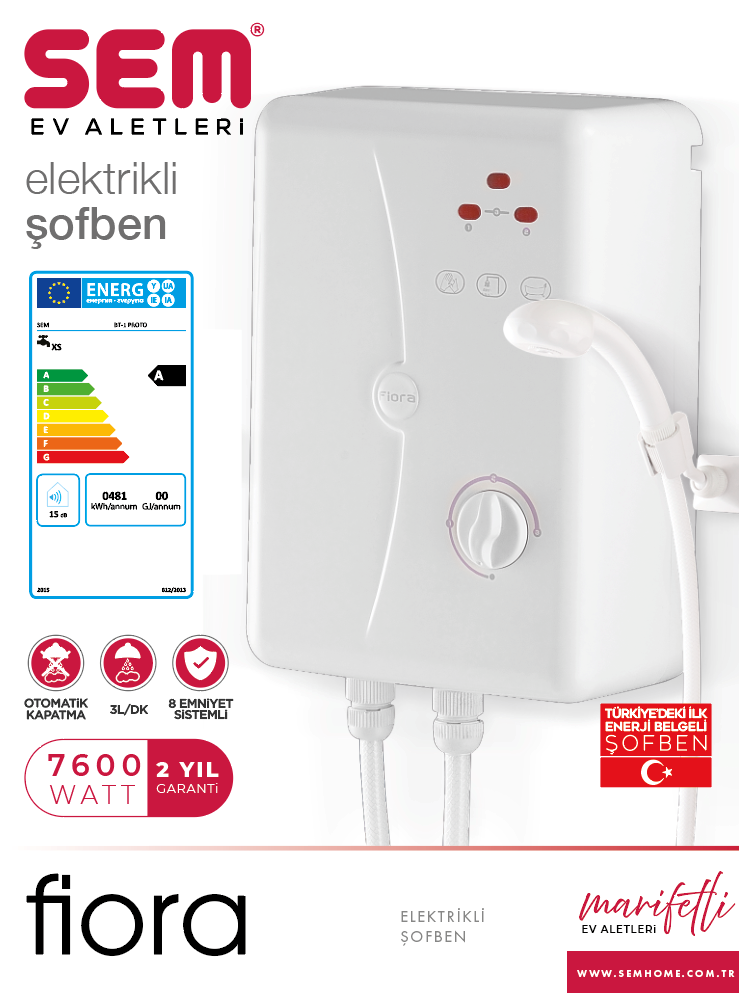 Fioara Electric Water Heater