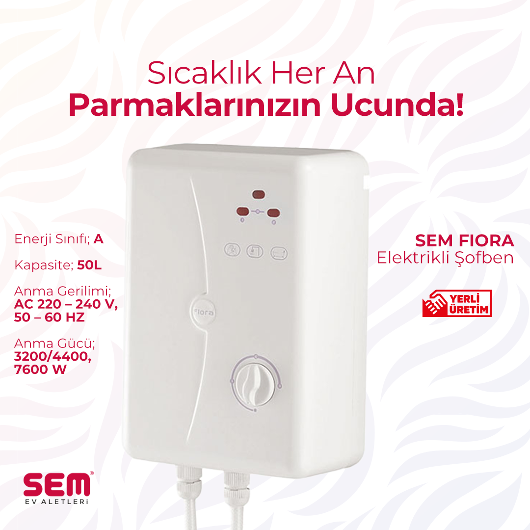 Fioara Elektrikli Şofben
